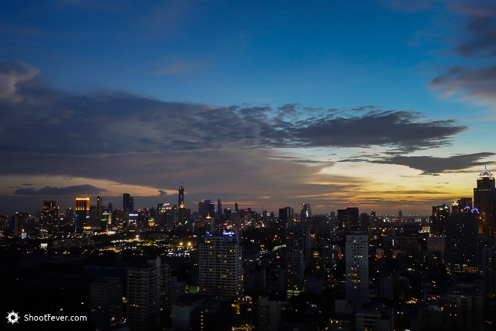 La hora azul en Bangkok - Fotografía nocturna
